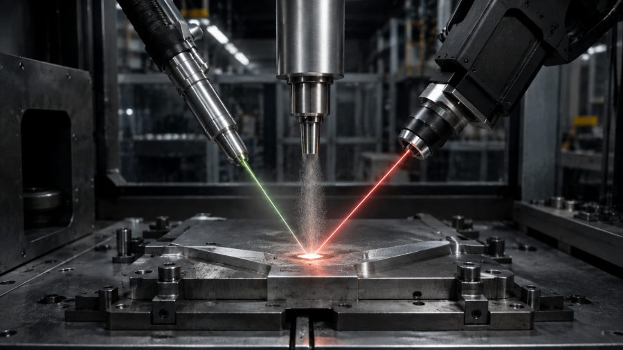 LACS deposition head / process photo
