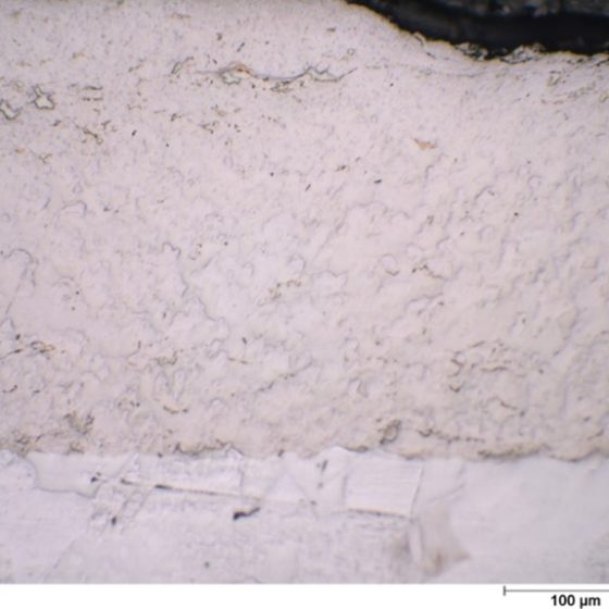 Tungsten on molybdenum