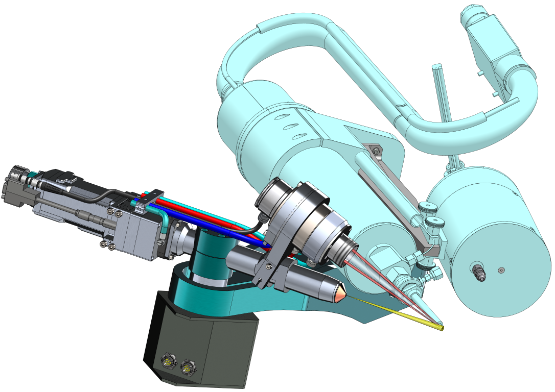 Process Development Laser Assisted Cold Spray (LACS) system a Centreline SST Cold Spray system